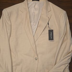 Kenneth Cole Cream Sport Coat Tailored Fit